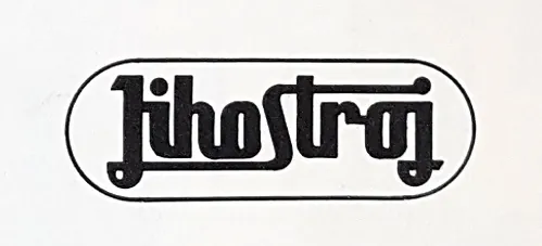 Logo podniku Jihostroj v roce 1953